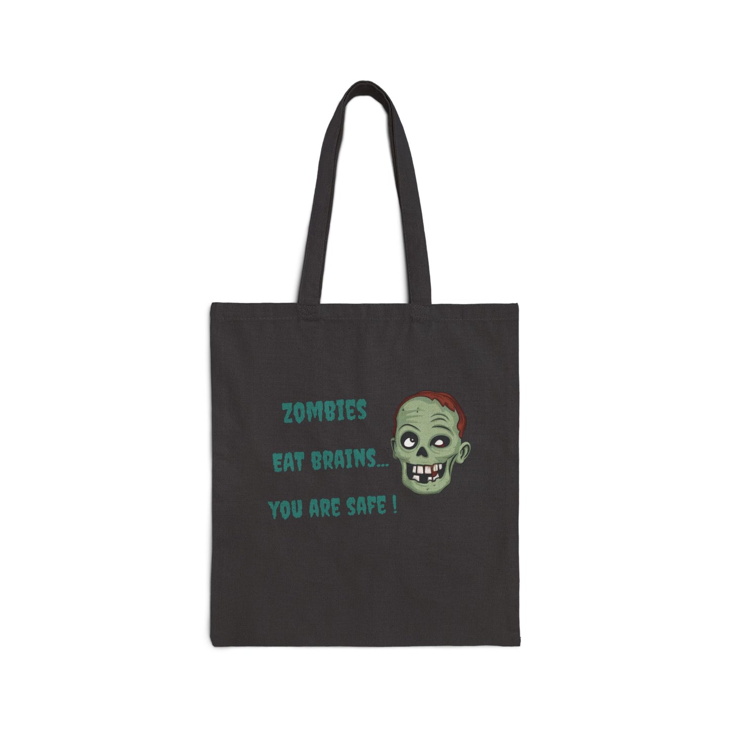 Zombies Eat Brains You Are Safe Trick-or-Treat Bag 4