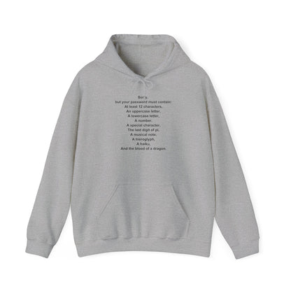 Password Quest Adult Hoodie