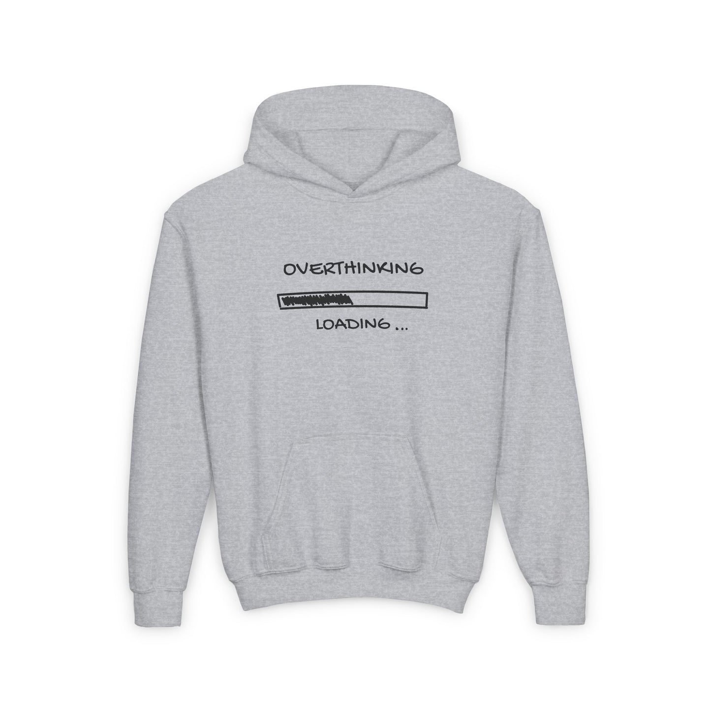 Overthinking Loading Kids/Teen Hoodie