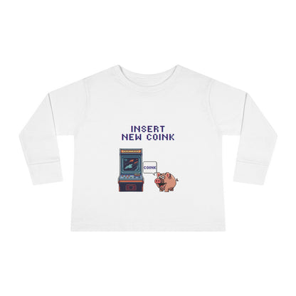 Insert New Coink Toddler Long Sleeve T-shirt