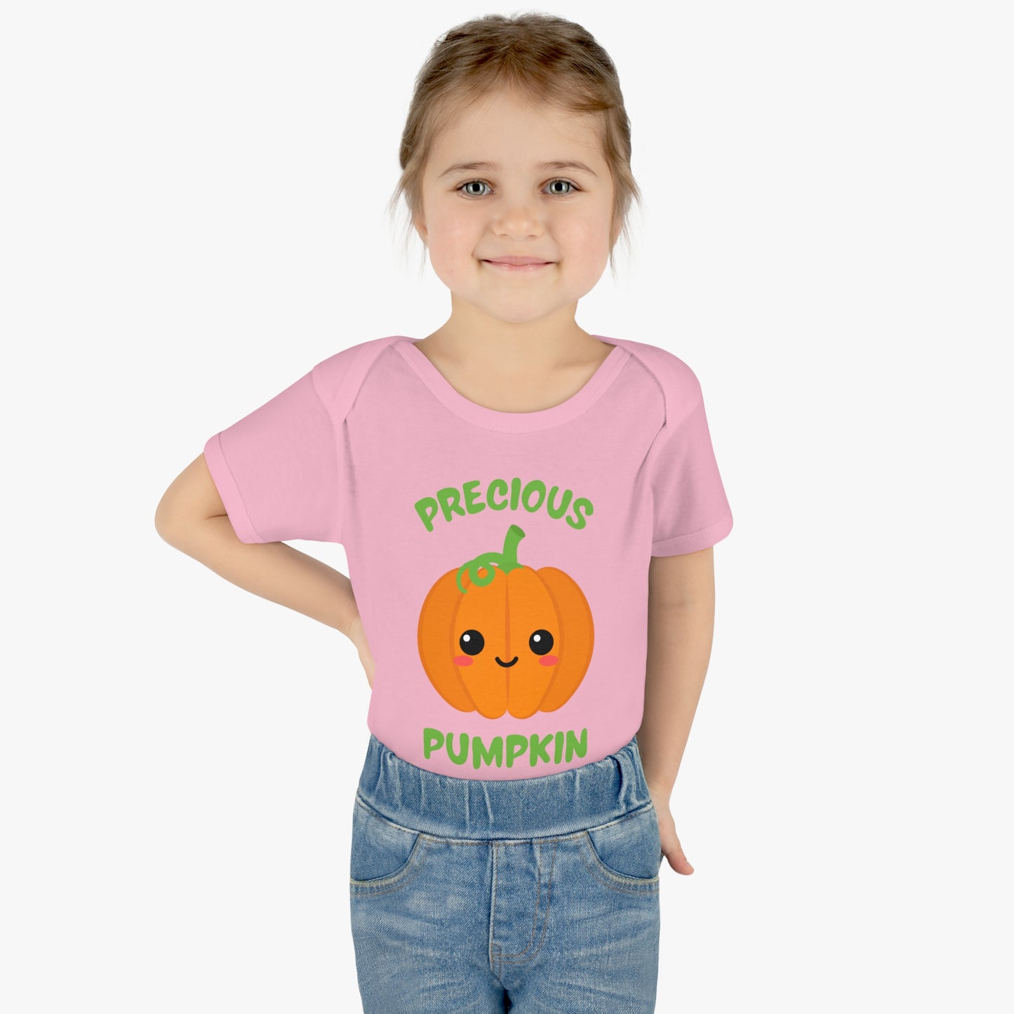 Precious Pumpkin Infant Baby Rib Bodysuit 1