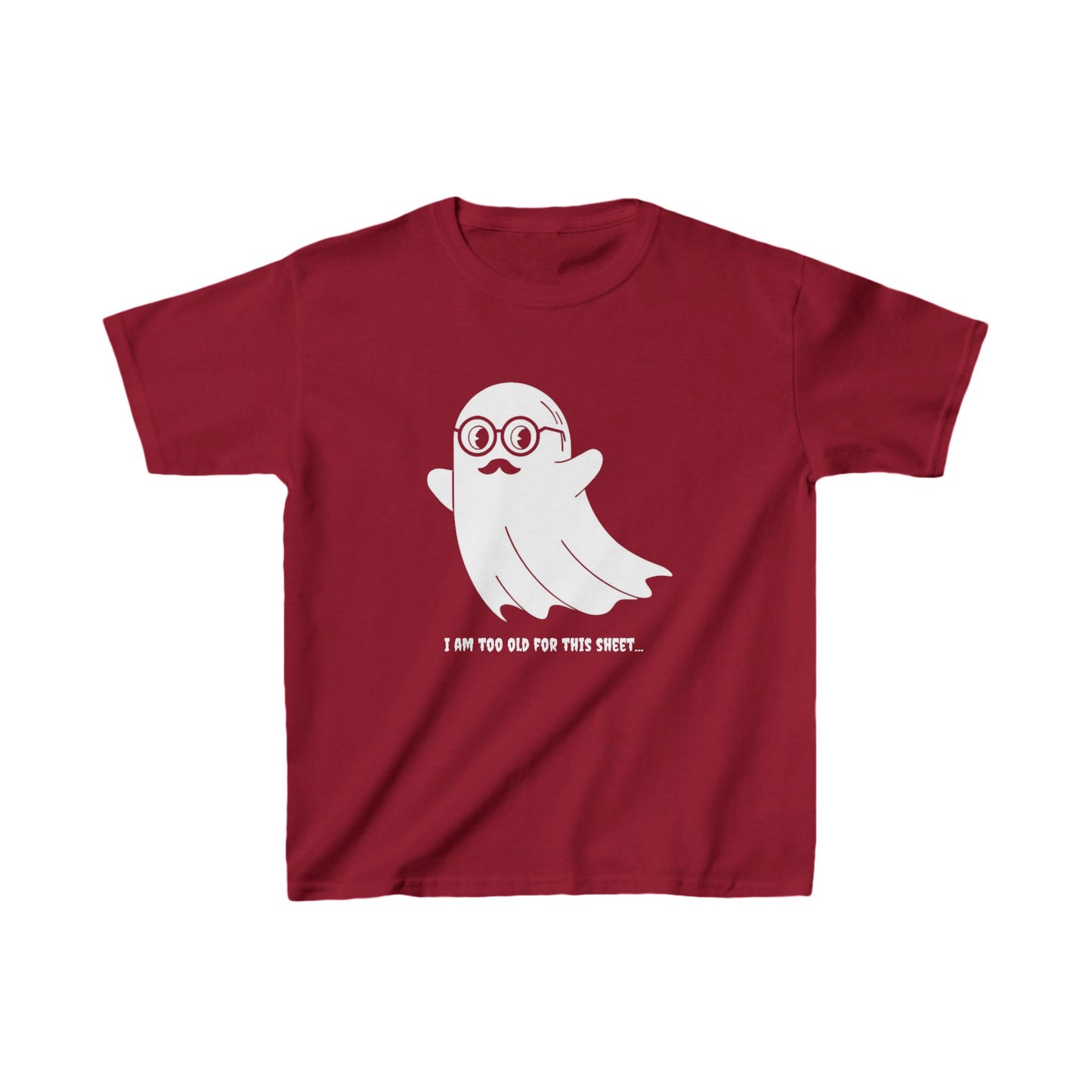 I Am Too Old For That Sheet Halloween Kids & Teens T-shirt