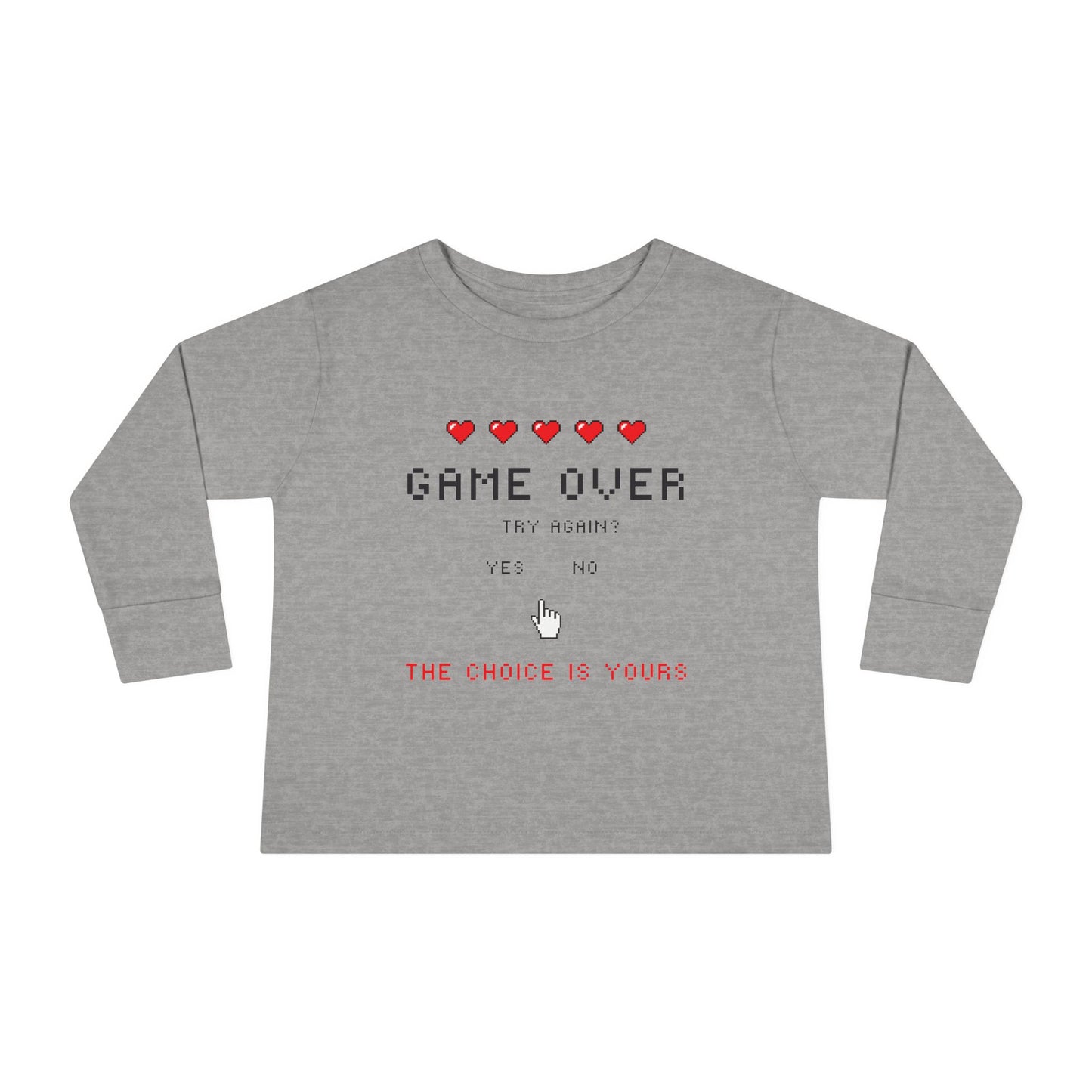 GAME OVER Toddler Long Sleeve T-shirt