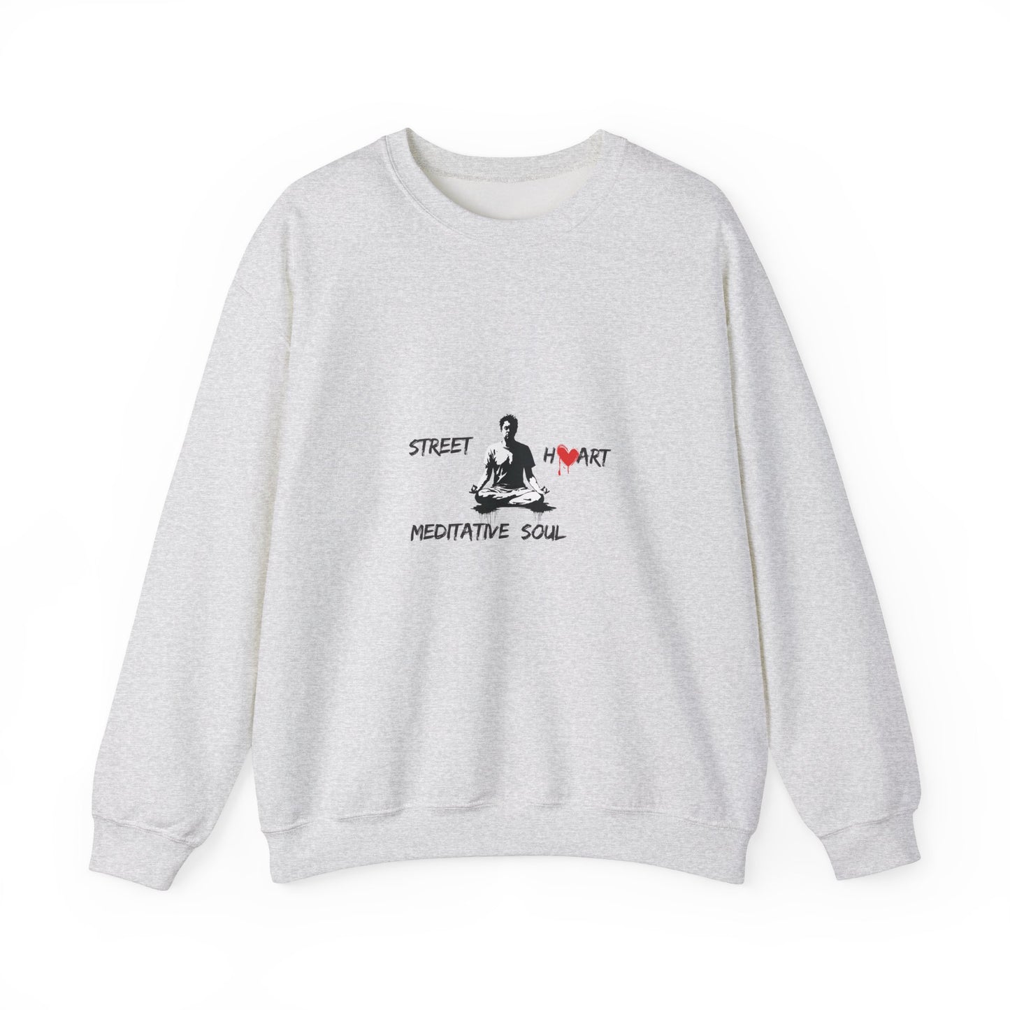 Street Art Meditative Soul Adult Sweatshirt