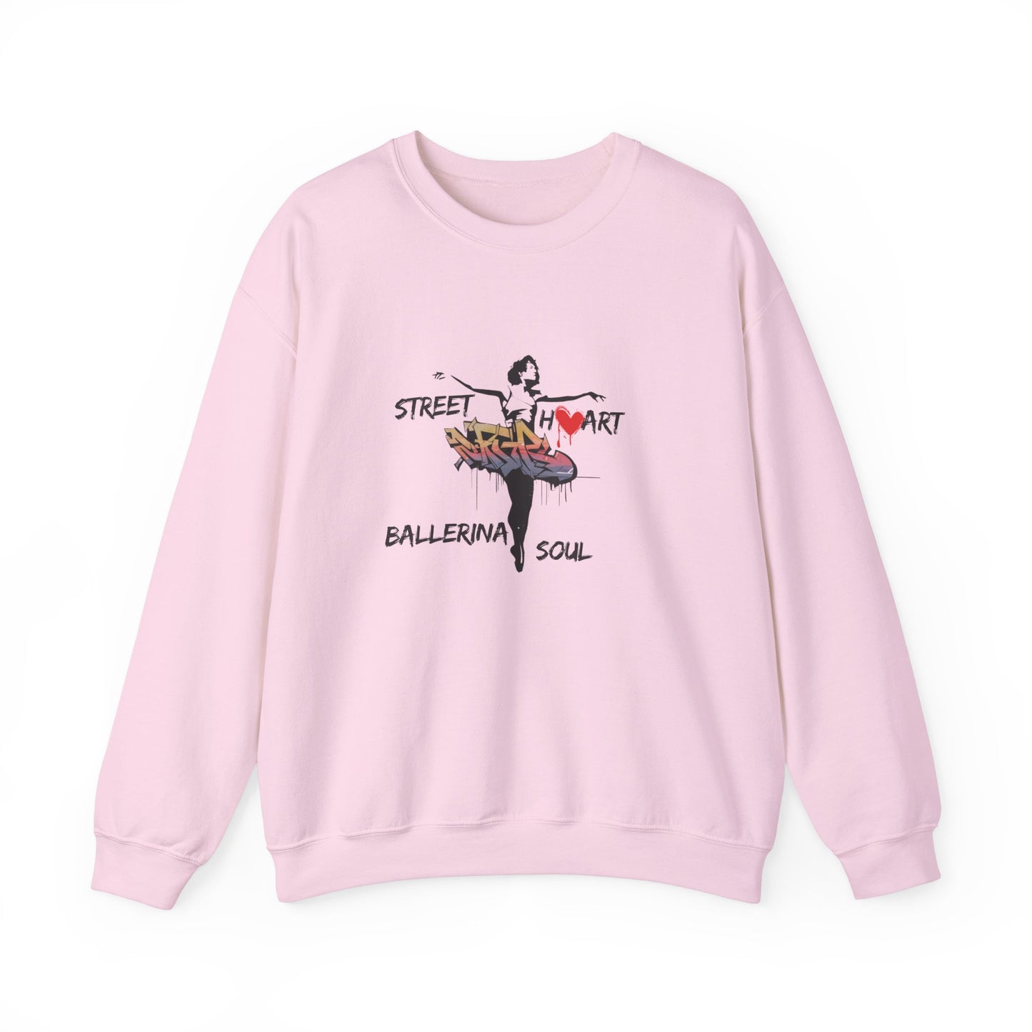 Street Art Ballerina Soul Adult Sweatshirt