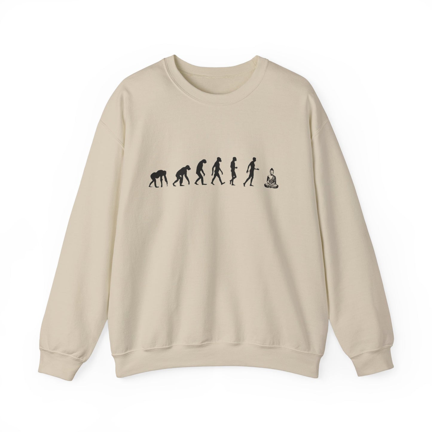 Buddha Evolution Adult Sweatshirt