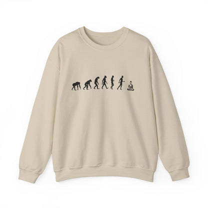 Buddha Evolution Adult Sweatshirt