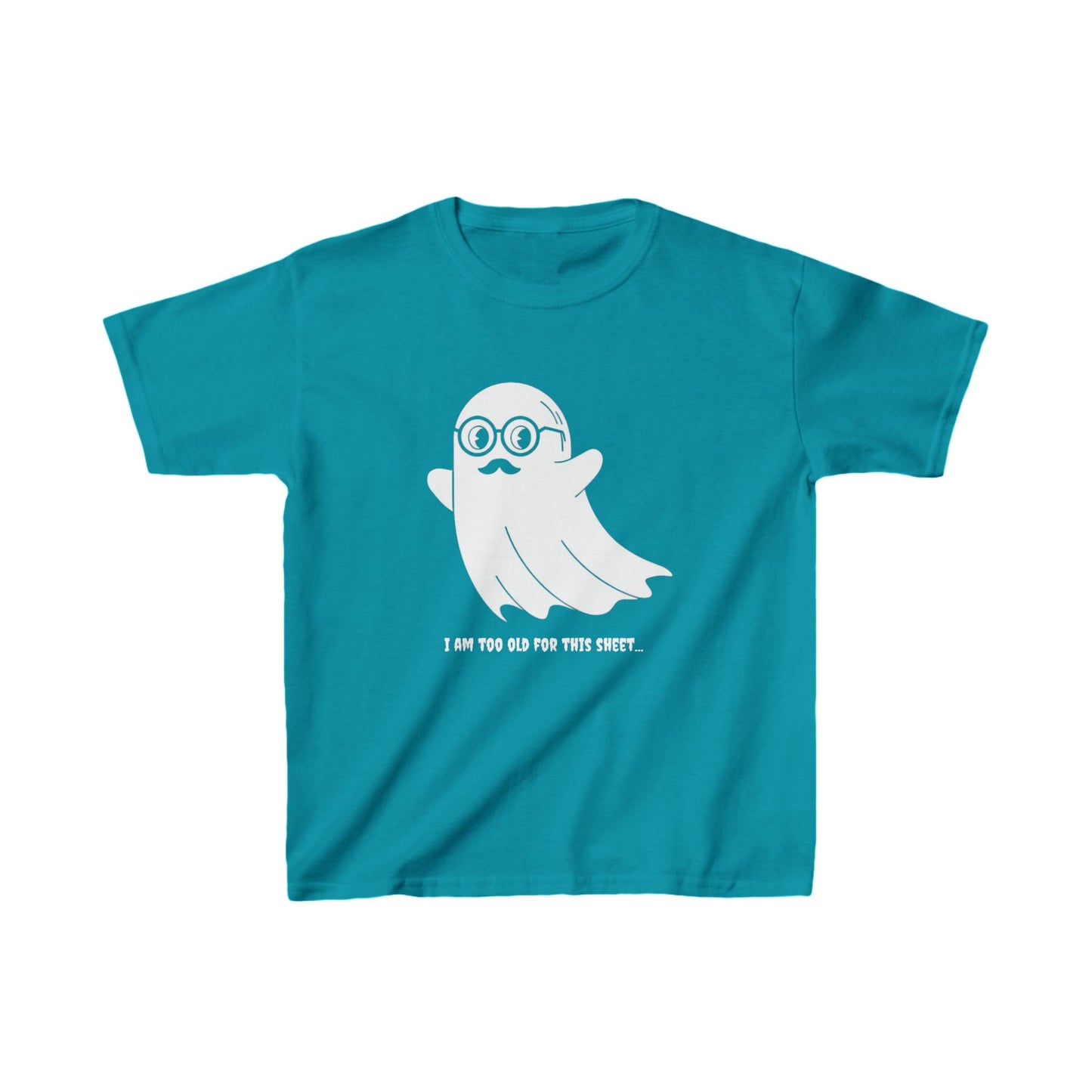 I Am Too Old For That Sheet Halloween Kids & Teens T-shirt