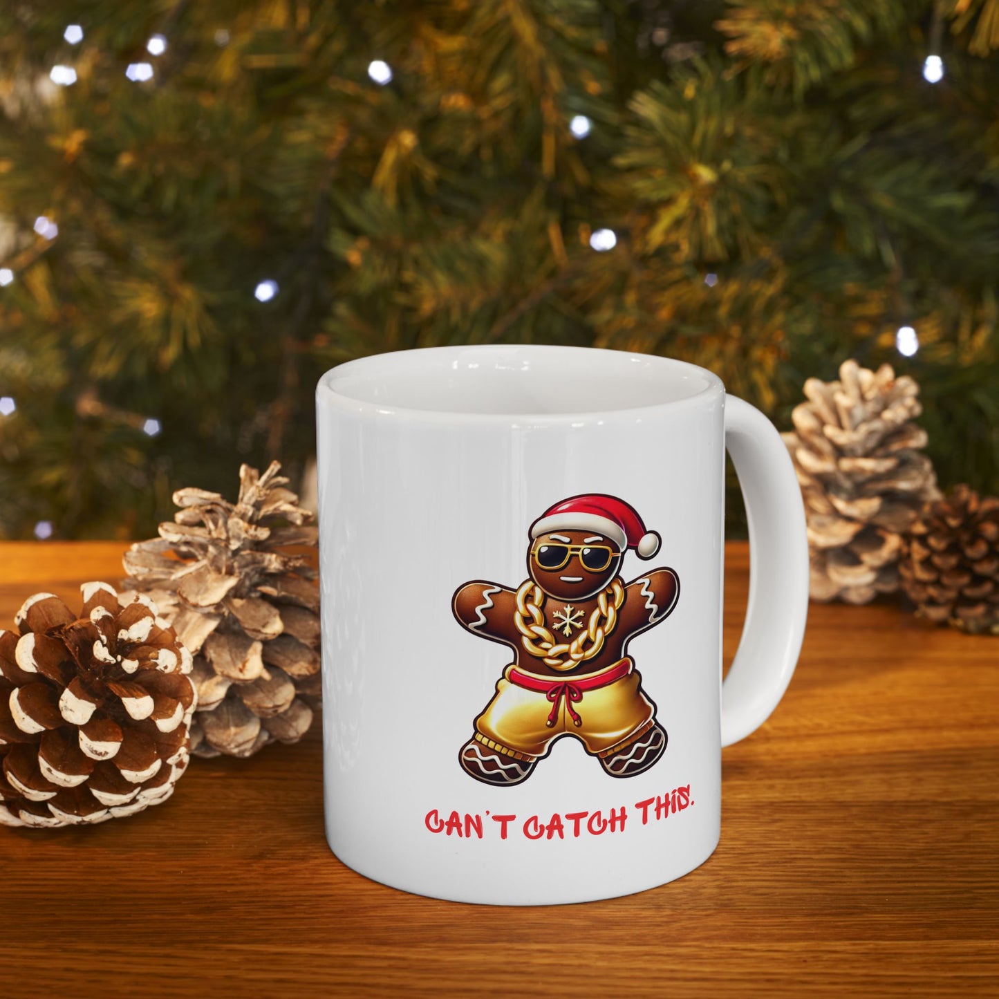 Can't Catch This Gingerbread Man Mug