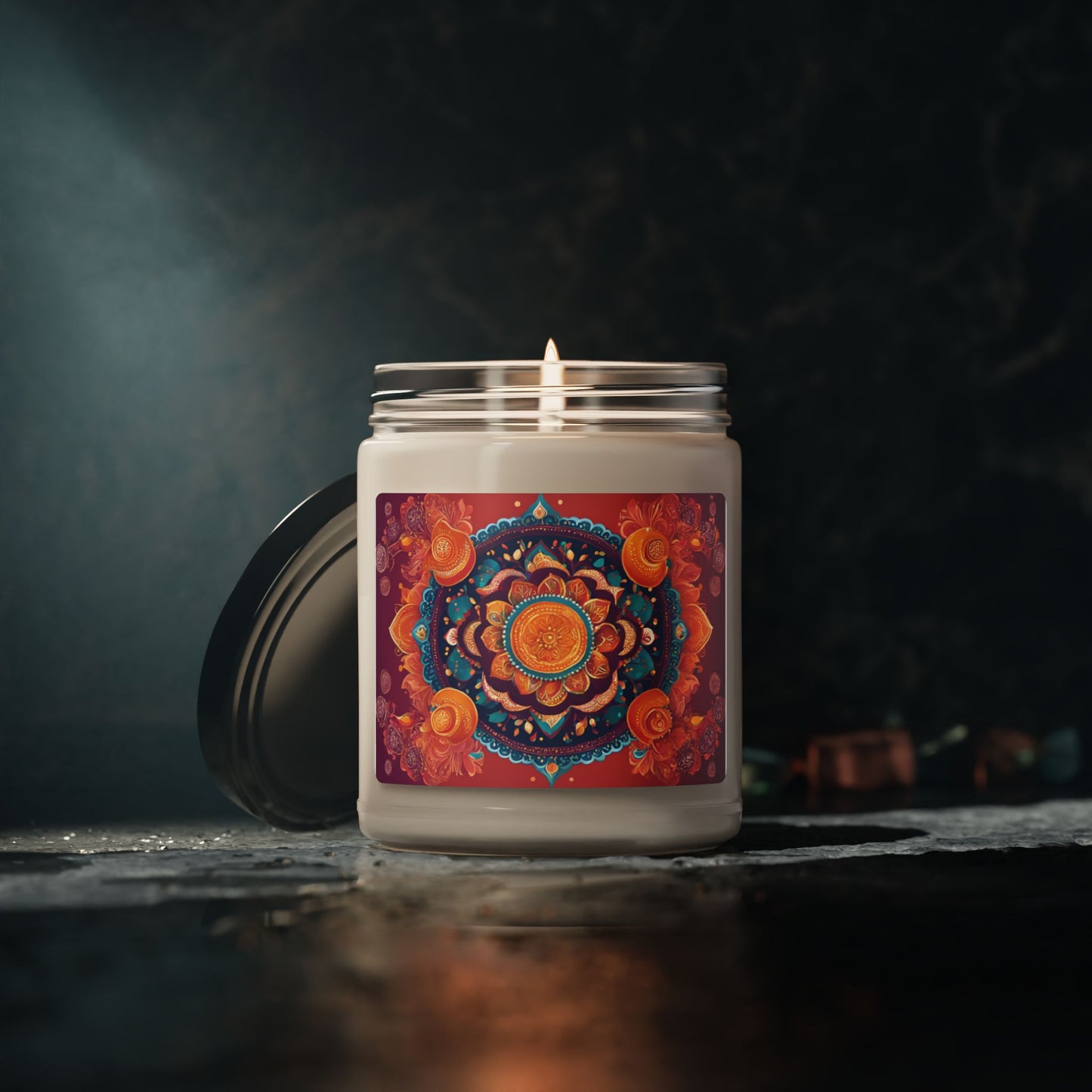 Diwali Mosaic Candle 3