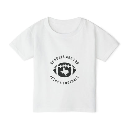 Sundays Are For Jesus And Football Texas Toddler T-shirt