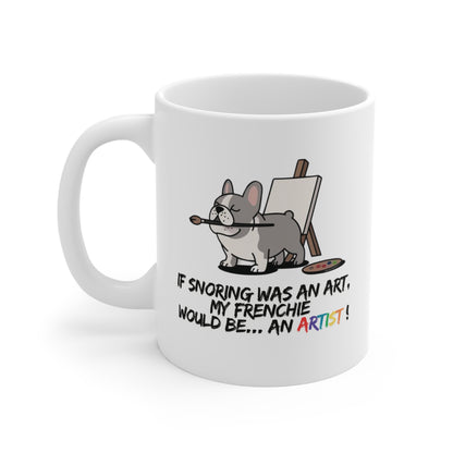 Snoring Frenchie Mug