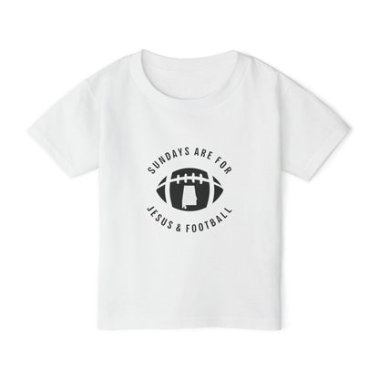 Sundays Are For Jesus And Football Alabama Toddler T-shirt