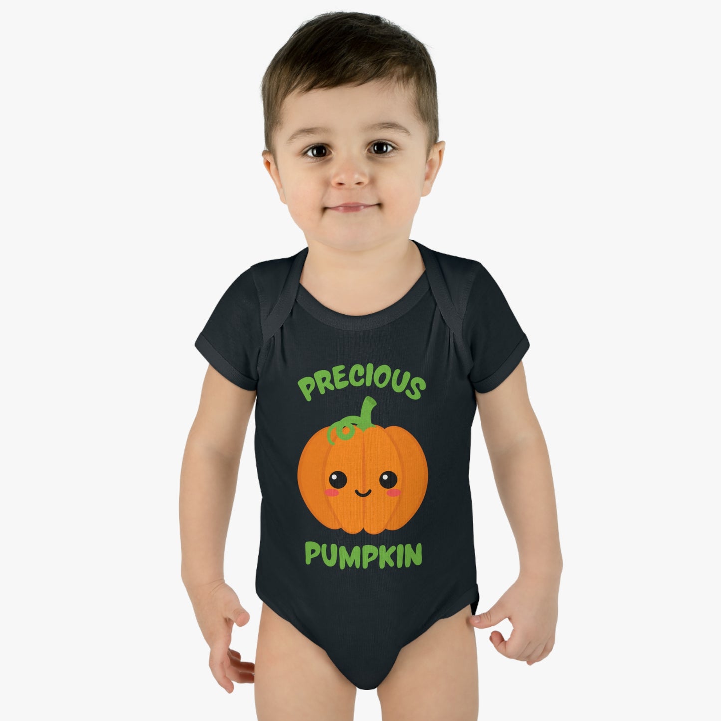 Precious Pumpkin Infant Baby Rib Bodysuit 1