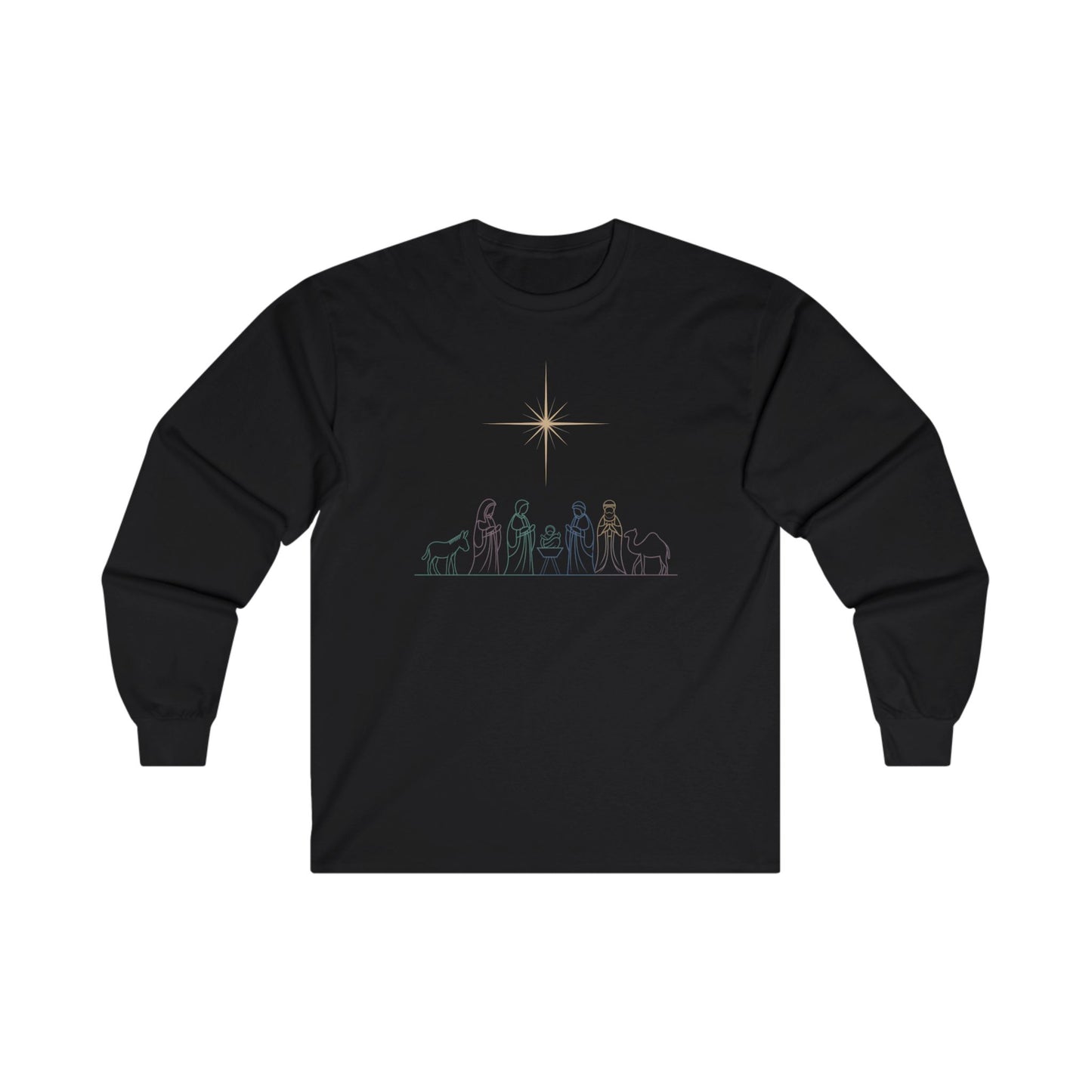 Jesus Nativity Adult Long Sleeve T-shirt