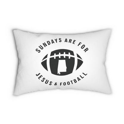 Sundays Are For Jesus And Football Alabama Pillow