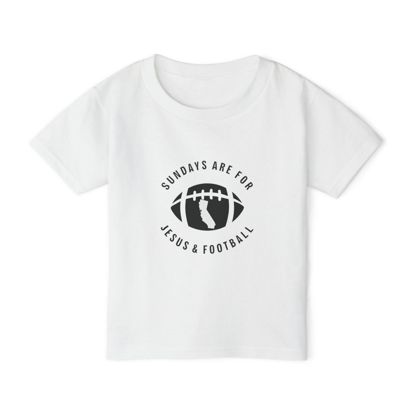 Sundays Are For Jesus And Football California Toddler T-shirt