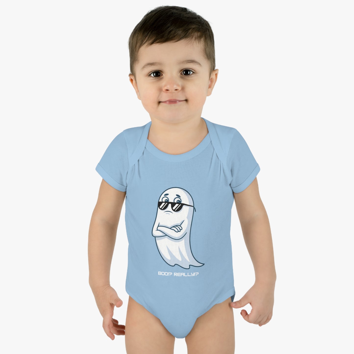 Boo!? Really?! Infant Baby Rib Bodysuit