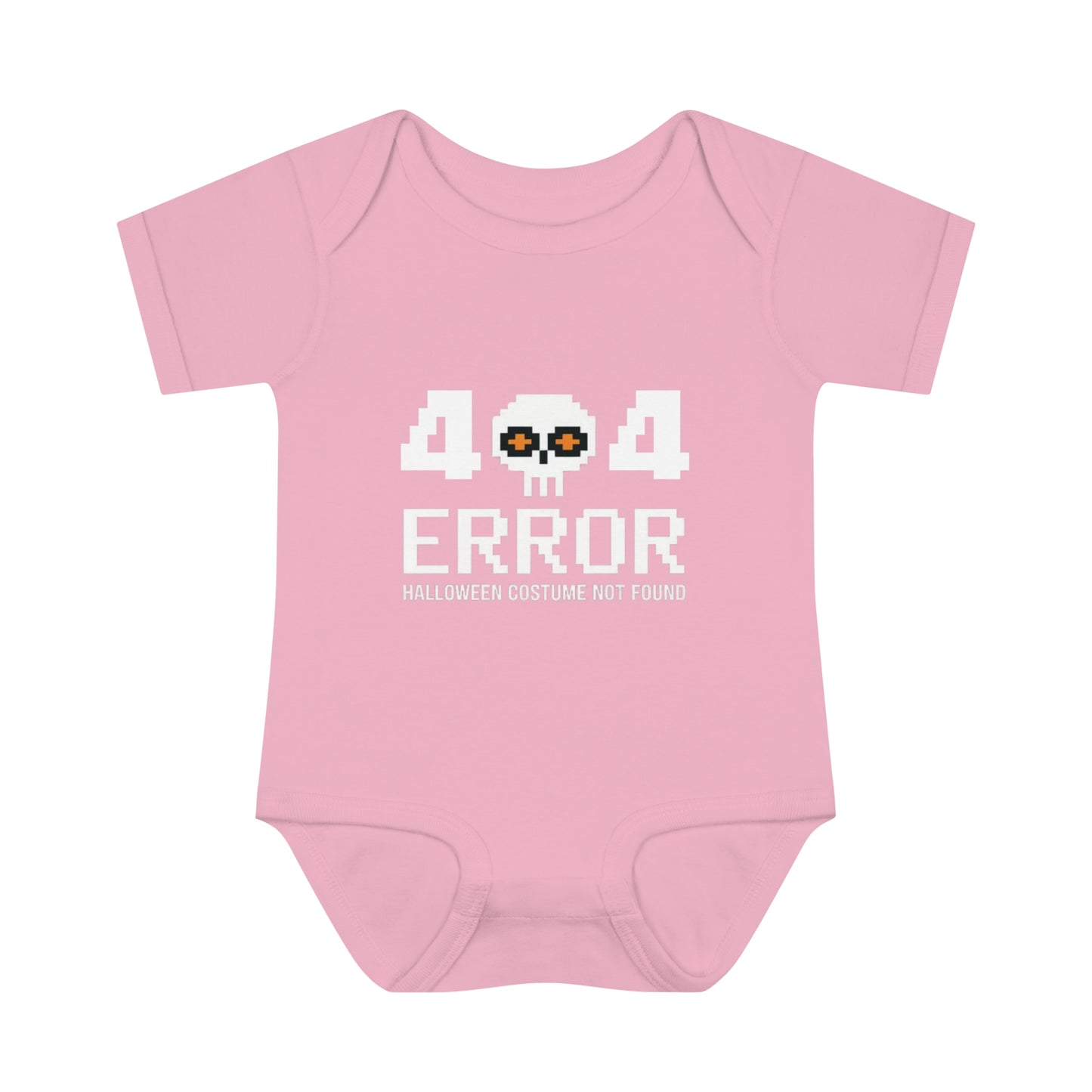 404 Error Halloween Costume Not Found Baby Rib Bodysuit