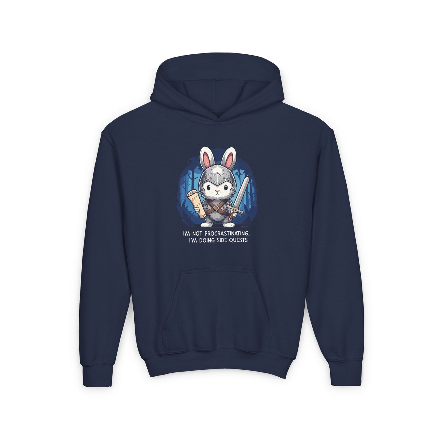 I'm Not Procrastinating, I'm Doing Side Quests Kids/Teen Hoodie