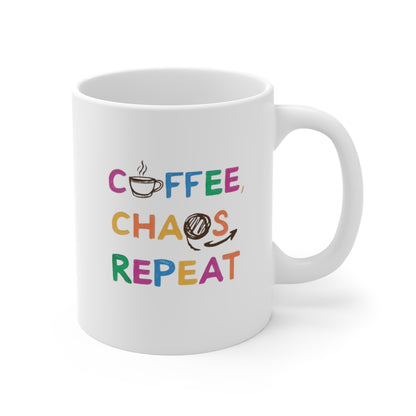 Coffee, Chaos, Repeat Mug