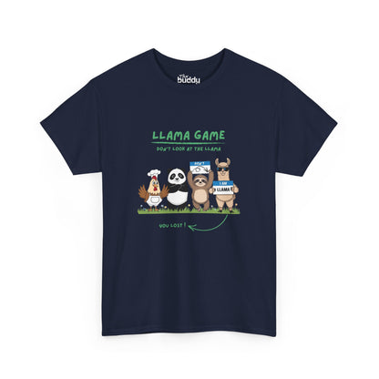 Llama Game Adult T-shirt