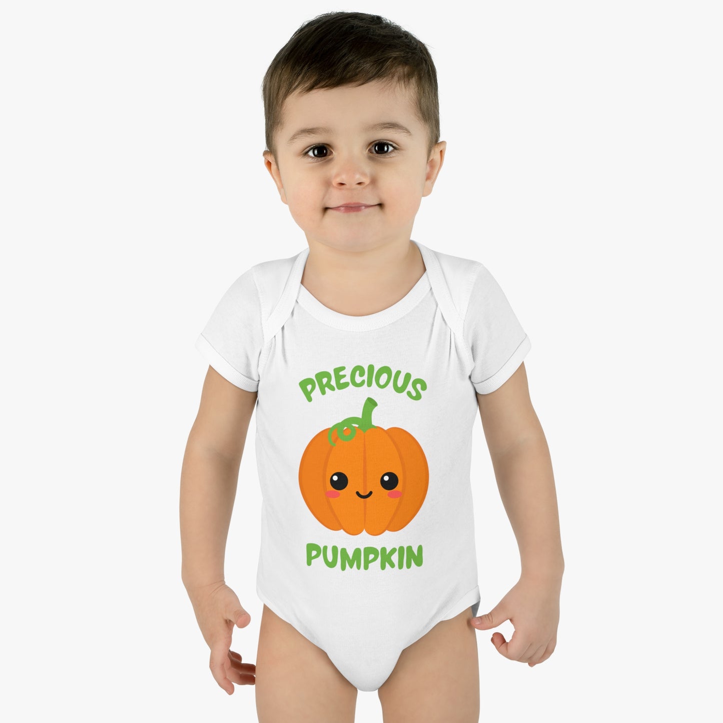 Precious Pumpkin Infant Baby Rib Bodysuit 1