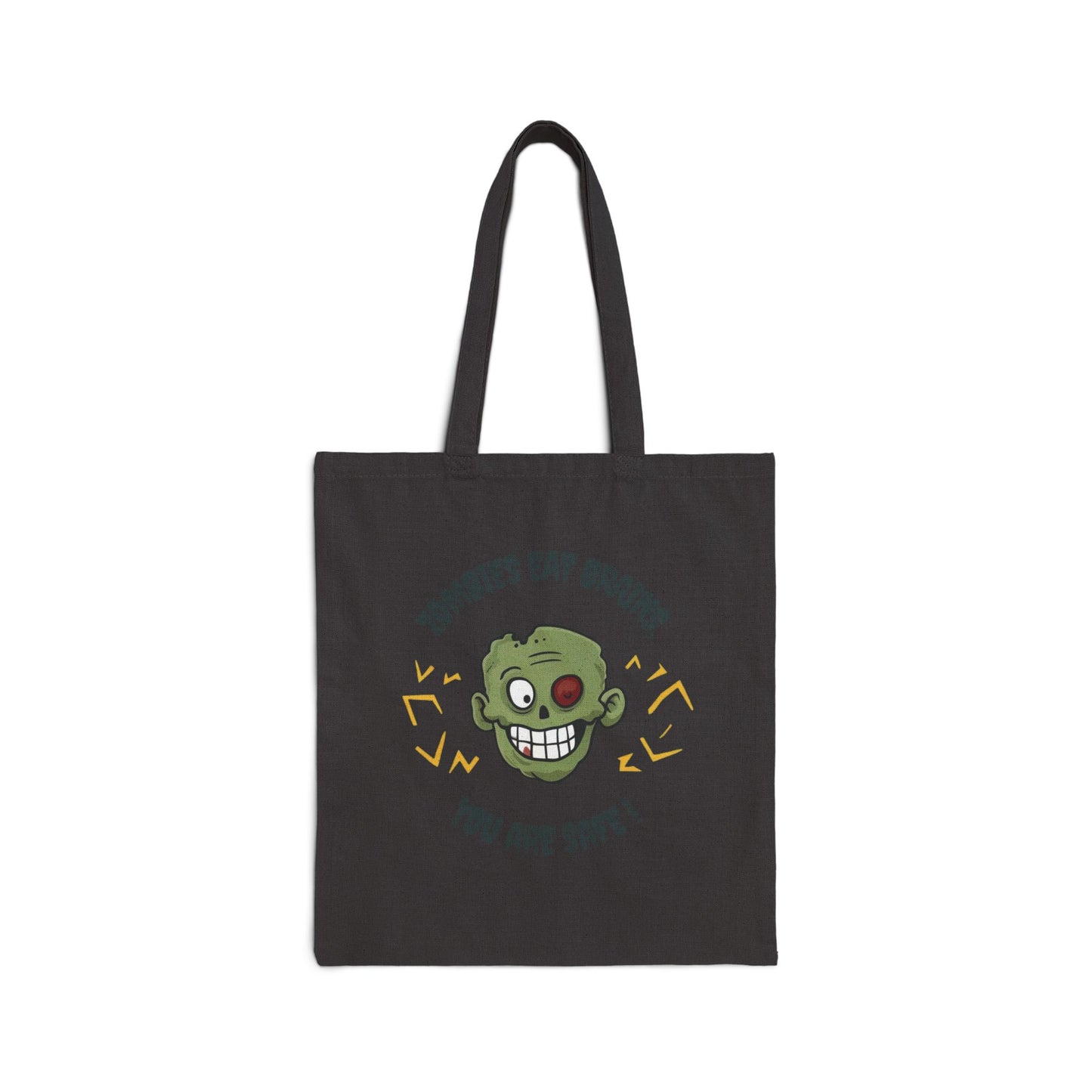 Zombies Eat Brains You Are Safe Trick-or-Treat Bag 2