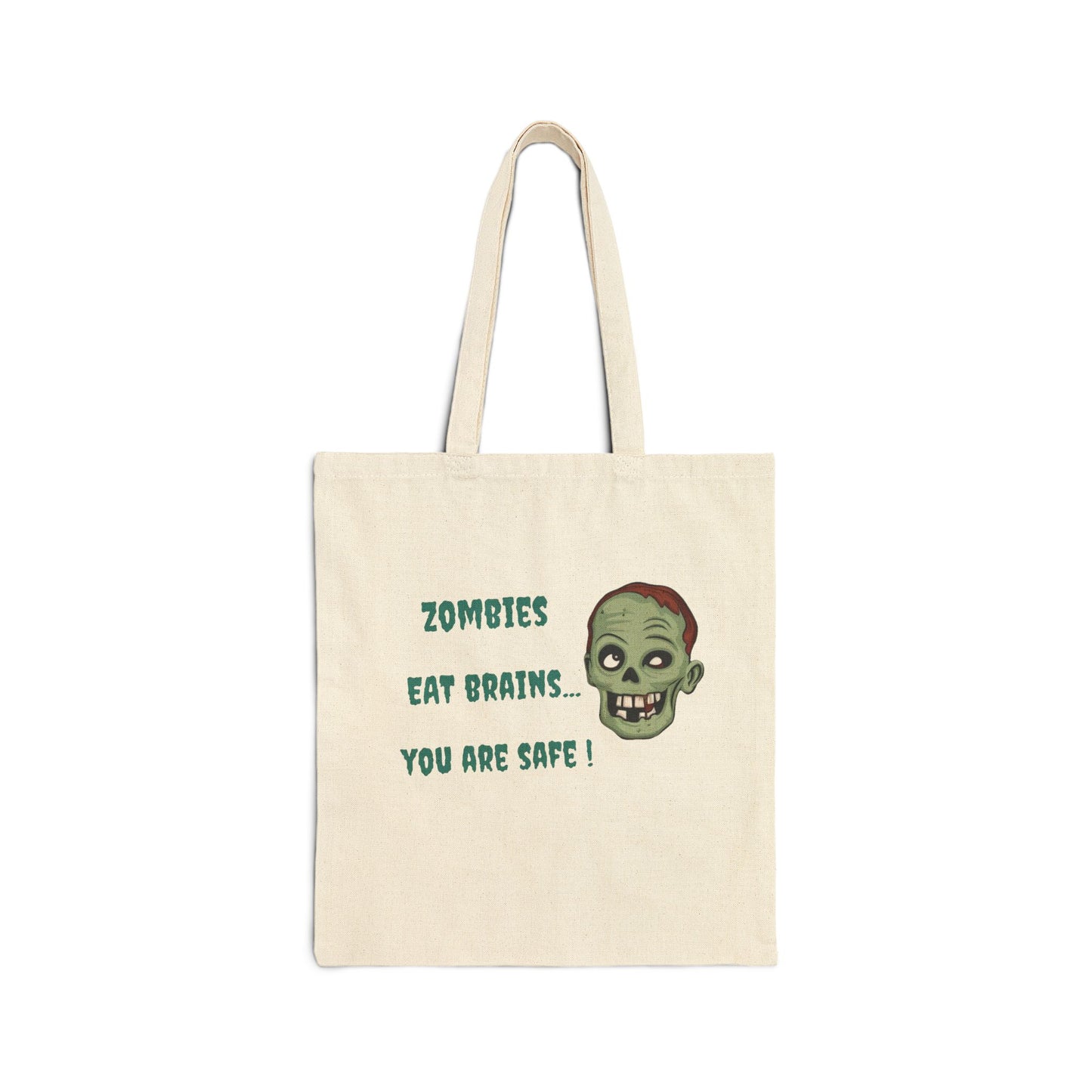 Zombies Eat Brains You Are Safe Trick-or-Treat Bag 1