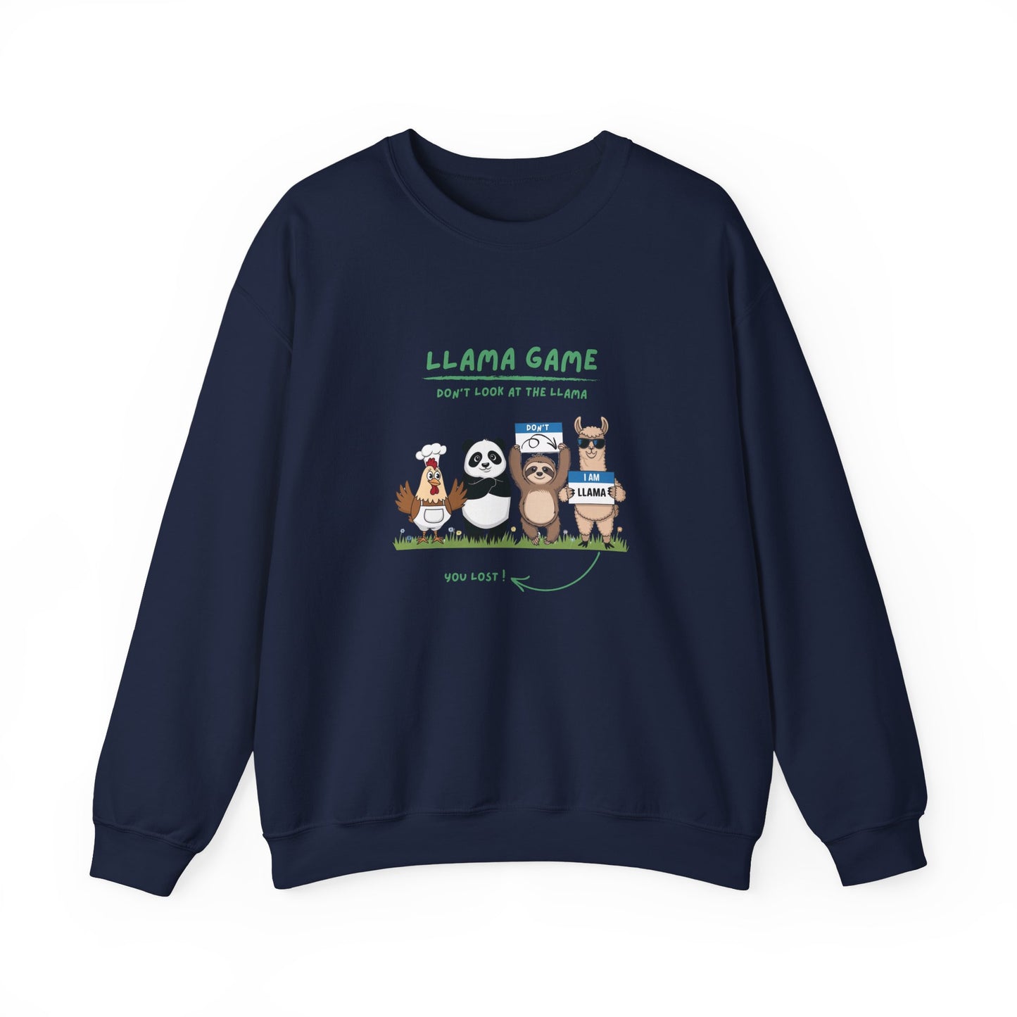 Llama Game Adult Sweatshirt