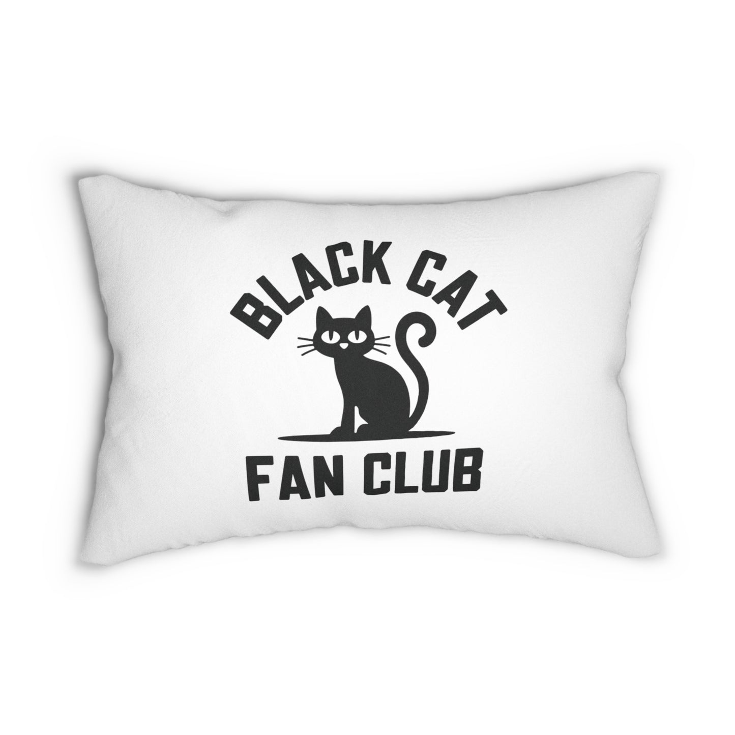 Black Cat Fan Club Pillow