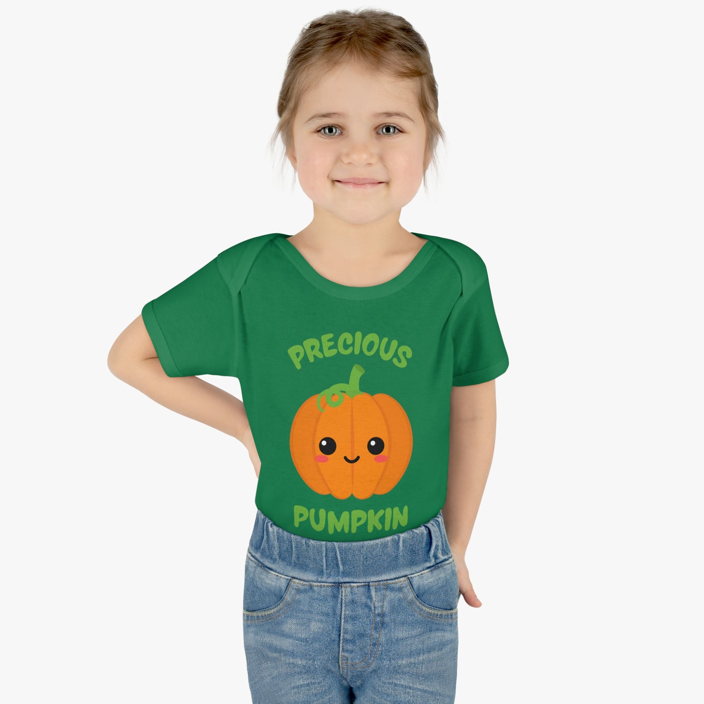 Precious Pumpkin Infant Baby Rib Bodysuit 1