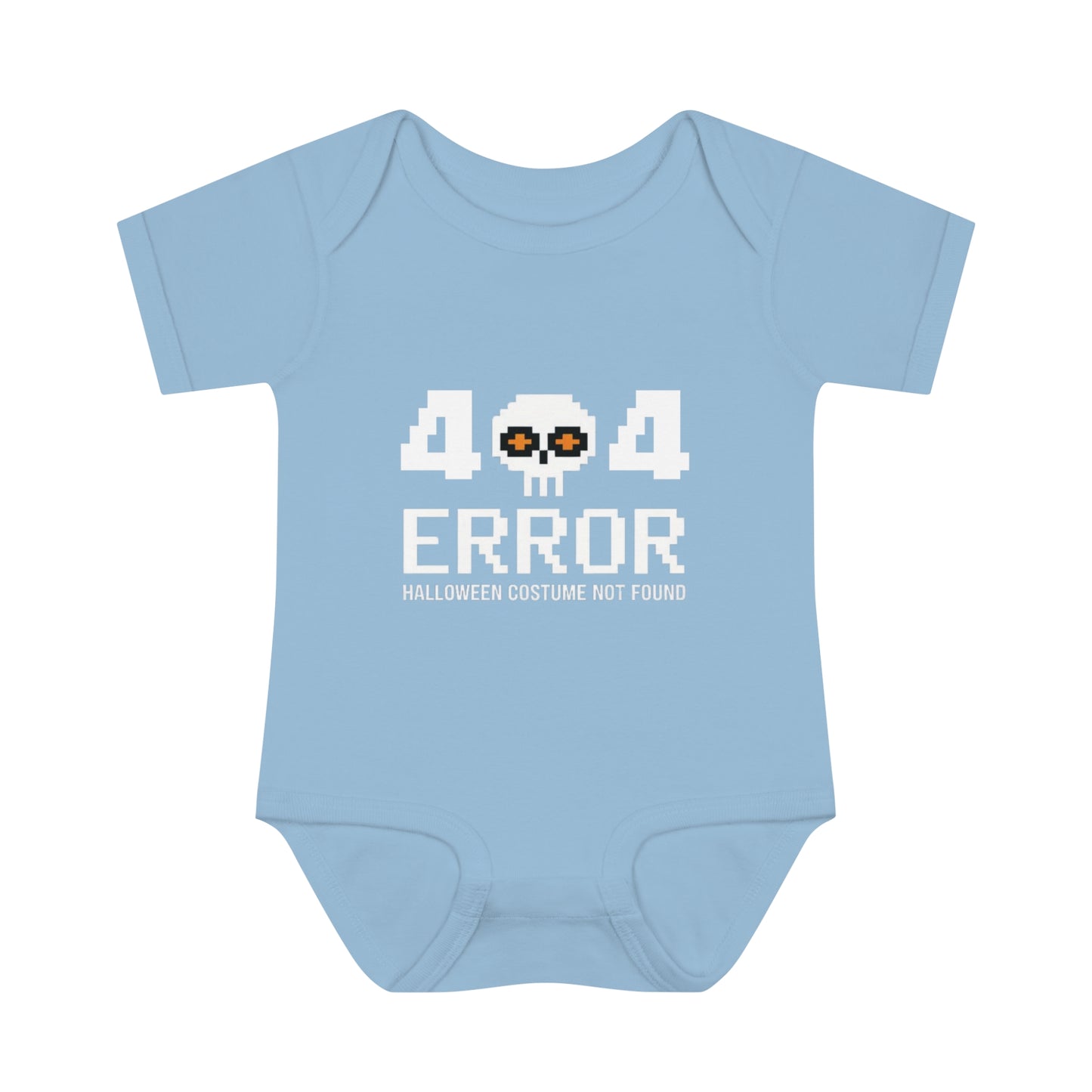 404 Error Halloween Costume Not Found Baby Rib Bodysuit