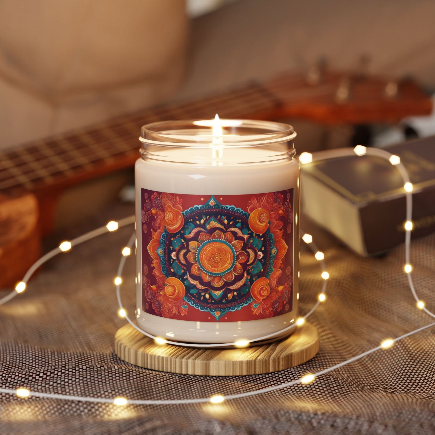 Diwali Mosaic Candle 3