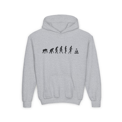 Buddha Evolution Kids/Teen Hoodie