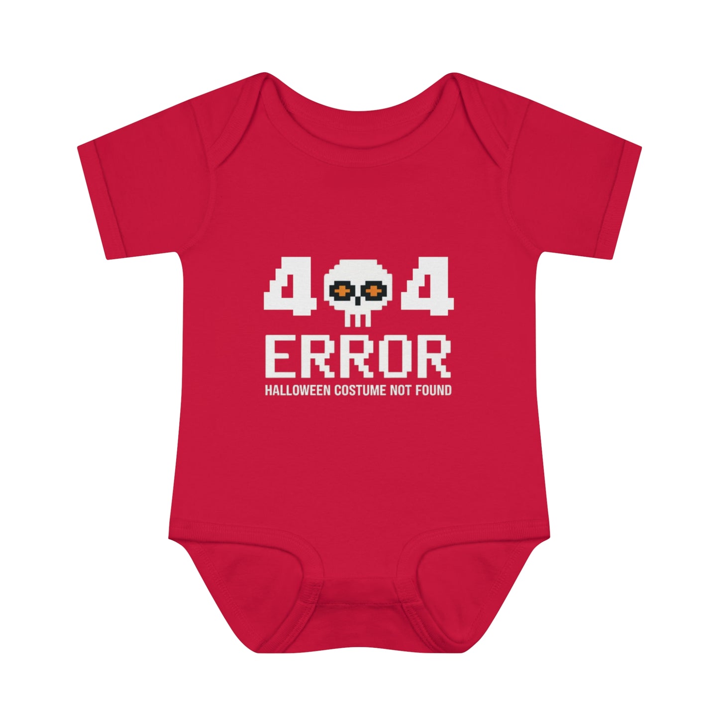 404 Error Halloween Costume Not Found Baby Rib Bodysuit