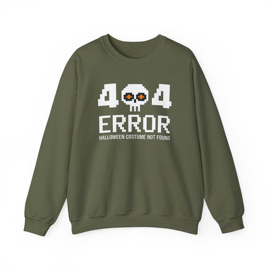 404 Error Halloween Costume Not Found Sweatshirt