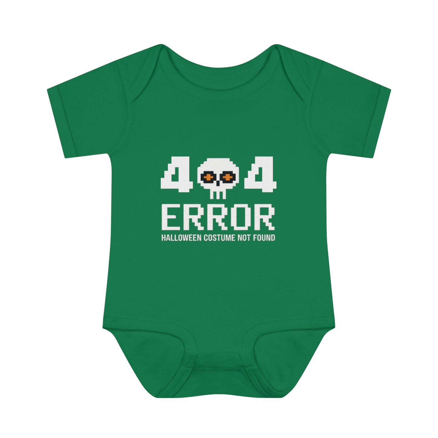 404 Error Halloween Costume Not Found Baby Rib Bodysuit