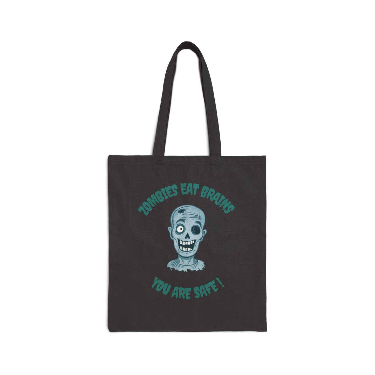 Zombies Eat Brains You Are Safe Trick-or-Treat Bag 5