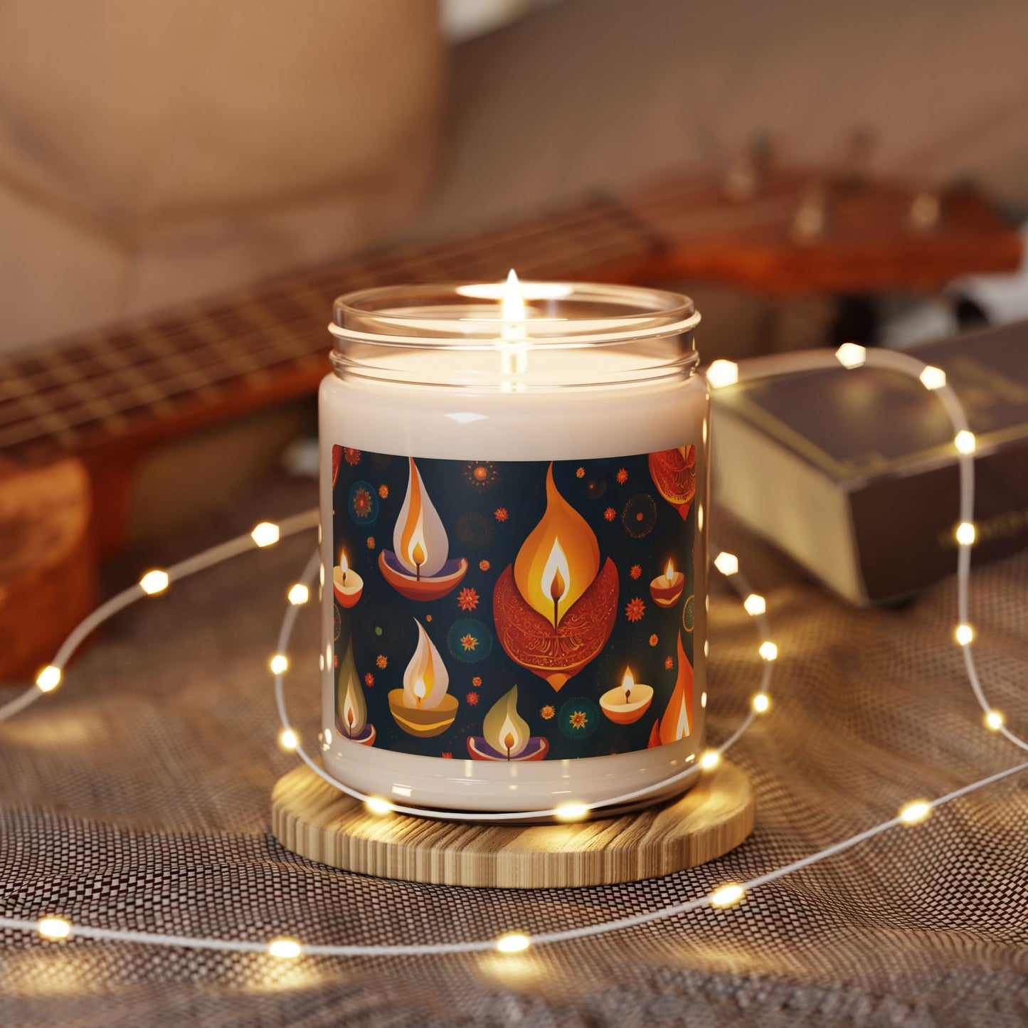 Diwali Mosaic Candle 1