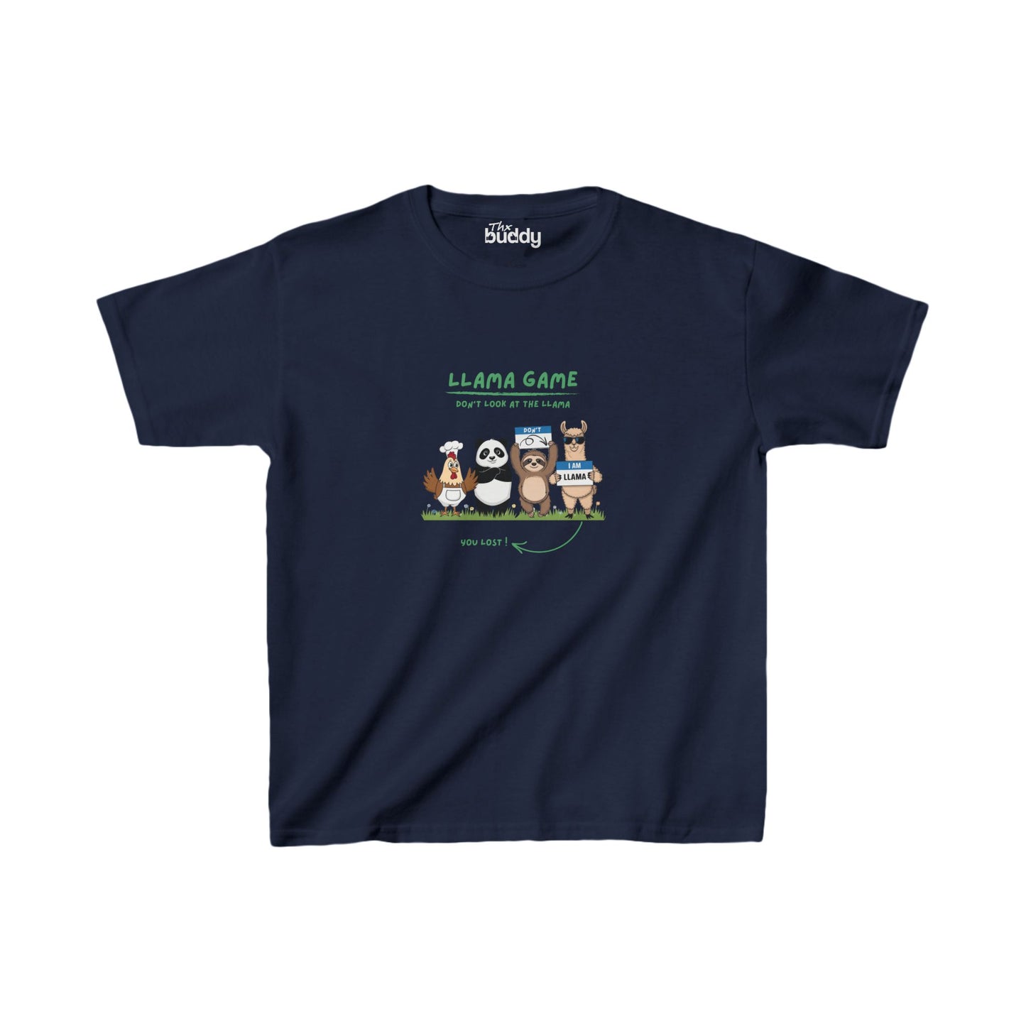 Llama Game Kids/Teen T-shirt