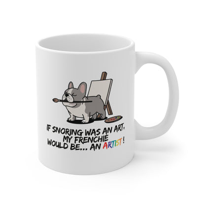 Snoring Frenchie Mug