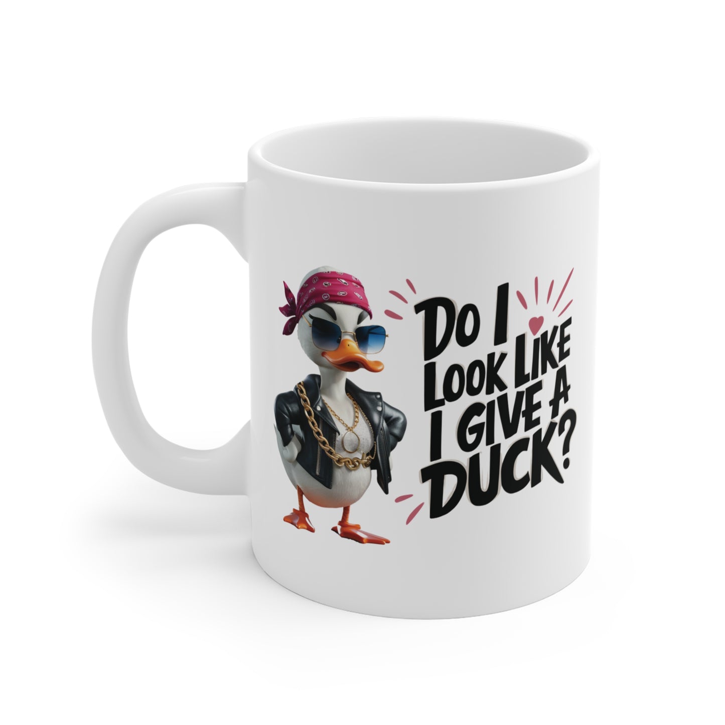 Do I look Like I Give a Duck Mug Female