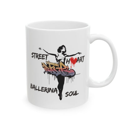 Street Art Ballerina Soul Mug