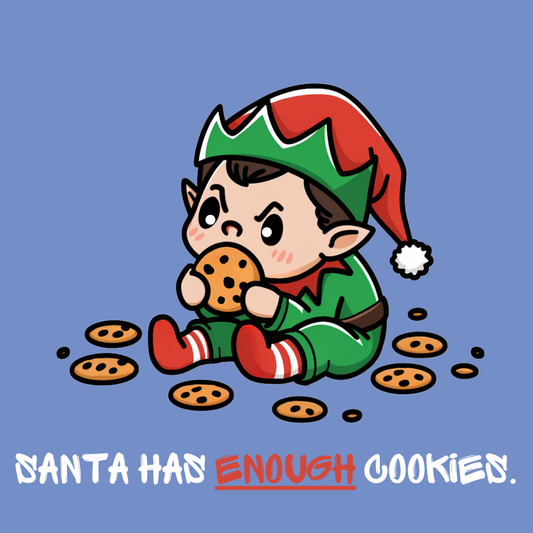 Santa Has Enough Cookies Kids/Teen T-shirt