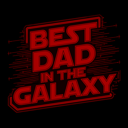 Best Dad In The Galaxy Adult T-shirt