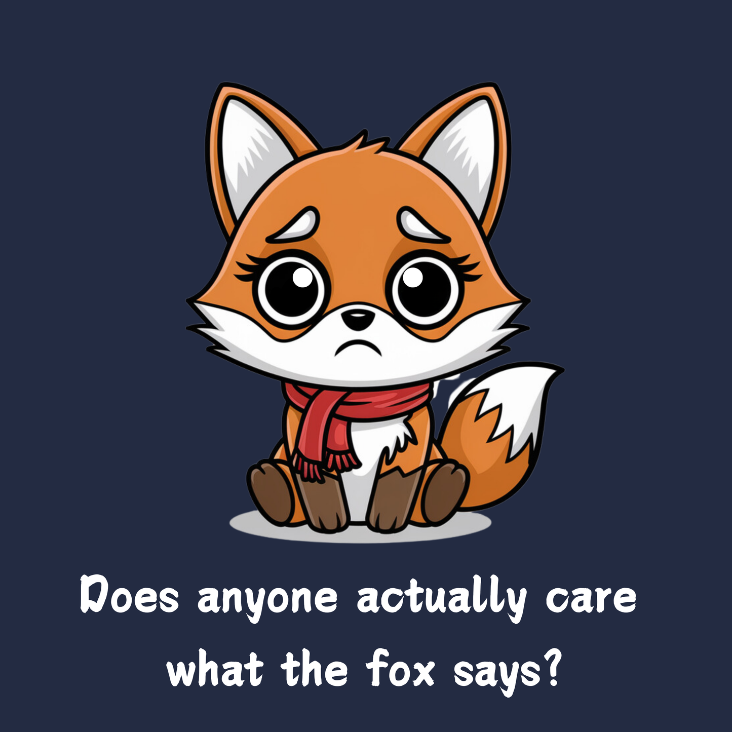 Does Anyone Actually Care What The Fox Says Toddler T-shirt