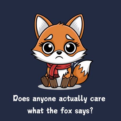 Does Anyone Actually Care What The Fox Says Toddler T-shirt