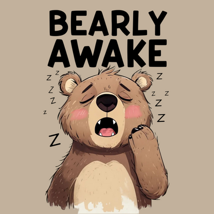 Bearly Awake Adult Hoodie