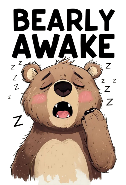 Bearly Awake Kids/Teen Hoodie